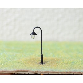 5 x N scale LED antique street light model railroad path lamp post #S0911n